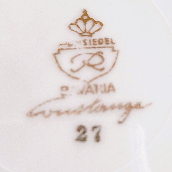 HEINRICH Germany Cup Saucer Plate Mixed Collection Wunsiedel Bavaria Porcelain - Picture 11 of 15